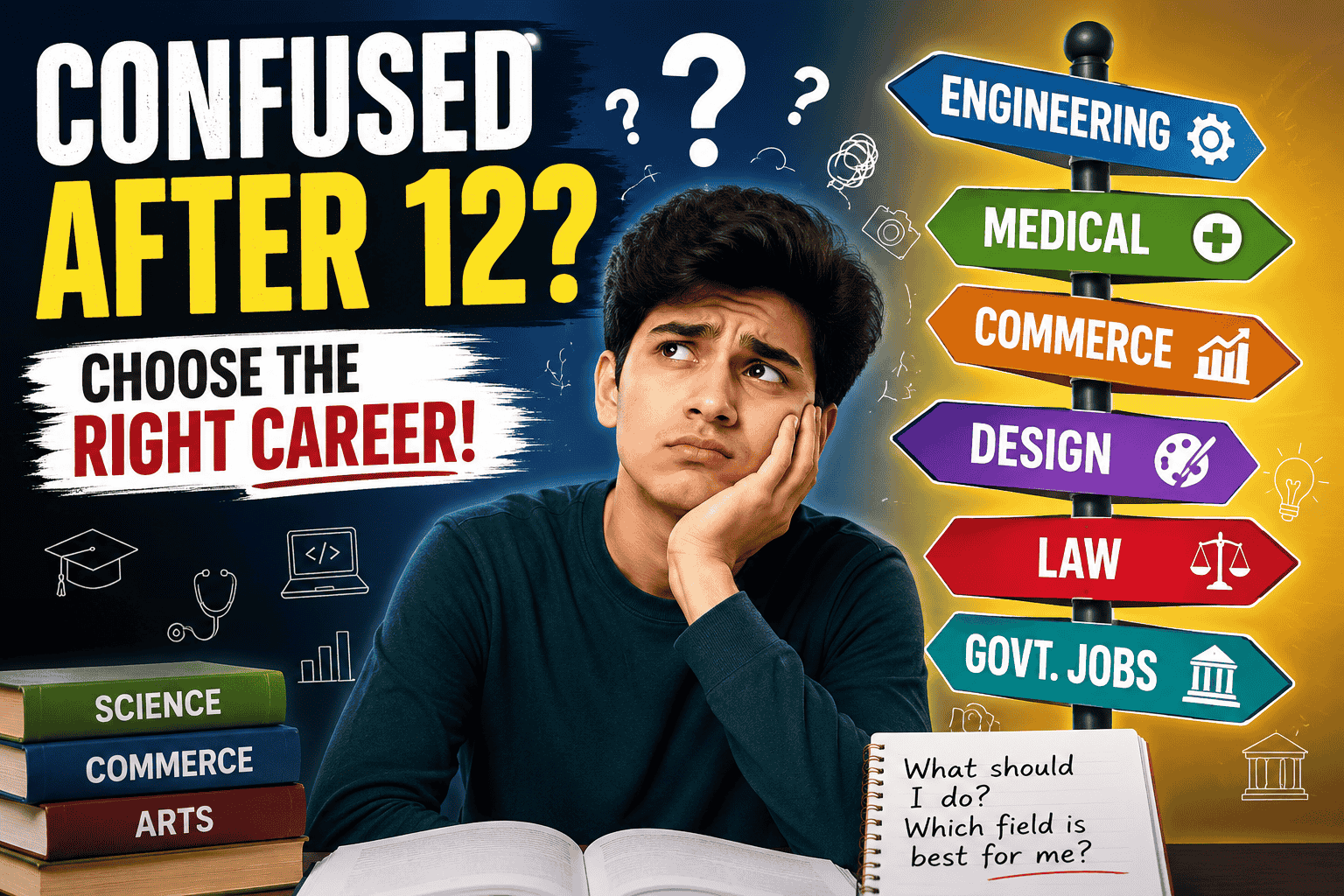 Confused about what to do after 12th?