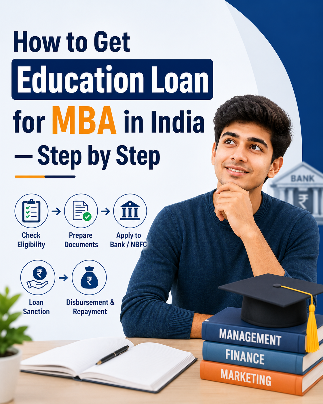 How to Get Education Loan for MBA in India — Step by Step