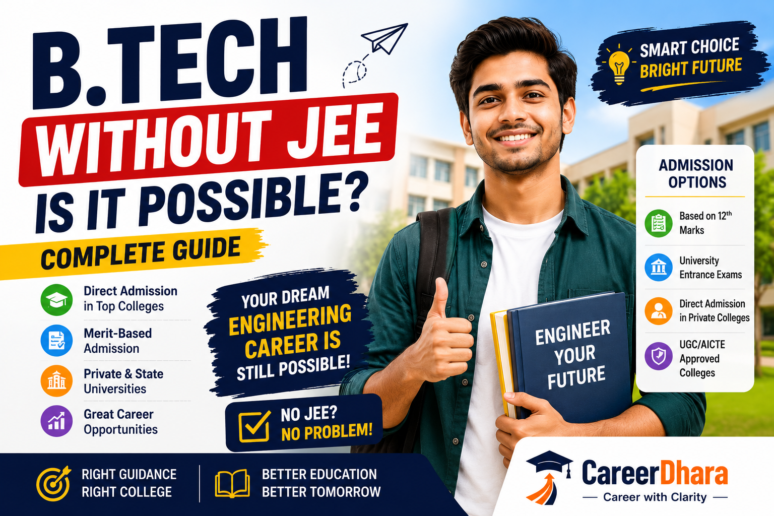 B.Tech Without JEE — Is It Possible?